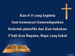 Lirik lagu kau bri yang kupinta. Bapa Yang Kekal Ppt Download