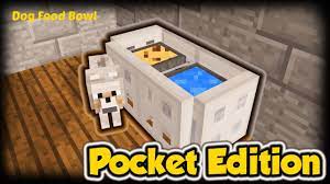 How to make a pet bed in minecraft pe 0.13.0 +. Minecraft How To Make A Dog Food Bowl Minecraft Pe Pocket Edition Mcpe Youtube
