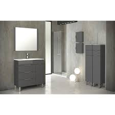 Buy bathroom vanities and get the best deals at the lowest prices on ebay! Eviva Geminis 28 Inch Grey Modern Bathroom Vanity With White Integrated Porcelain Sink Overstock 10704662