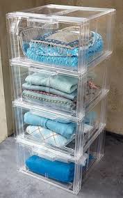 Customize storage for your kids' toys or the home office with this unique, stackable system. 12 Sweater Storage Ideas Sweater Storage Closet Organization Home Organization