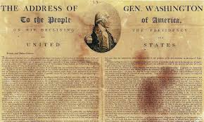 President George Washington S Farewell Address 1796 Click Americana