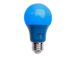 Satco Non Dimmable 2w Blue A19 Led Bulb Enclosed Fixture Rated 2a19 Led Blue 120v Bulbs Com