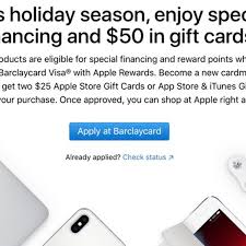 Wyndham rewards earner ® card. Apple And Barclays Offering 50 Gift Card Bonus For New Customers Who Sign Up For A Barclaycard Visa With Apple Rewards Macrumors