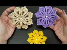 3d Incili Cicek Nasil Yapilir Tig Isi Orgu Cicek Modelleri Youtube Tig Isleri Krose Tig Isi Cicekler
