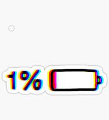 Low Battery Sticker By Darkinigma In 2021 Cute Tumblr Wallpaper Stickers Cute Love Memes