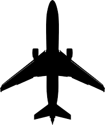Boeing 737 Outline Silhouette By Clue Airplane Silhouette Plane Silhouette Silhouette Clip Art