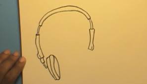 This will form the second headphone. How To Draw Headphones Earphones Step By Step How To Draw Faster