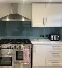 The fabric was laminated behind glass. Contemporary Bluebird Kitchen Splashback By Alusplash Kitchen Red Kitchen Decor Wood Shelves Kitchen