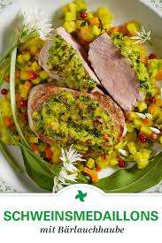 Schweinsmedaillons Mit Barlauchhaube Rezept Thermomix Rezepte Rezepte Mit Lauch Mahlzeit