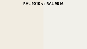 RAL 9010 vs 9016 | RAL colour chart UK