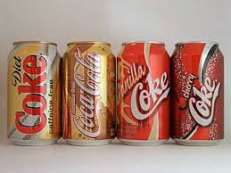 2003 Caffeine Free And Cf Diet Coke Vanilla Cherry Latas