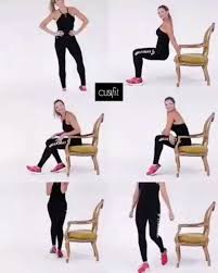 Kol Bacak Ve Basen Calistirmak Icin Guzel Bir Egzersiz Ihtiyacin Olan Tek Sey Saglam Bir Sandalye H Good Arm Workouts Arm Workouts At Home Arm Workout