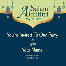 Please use this code when referring to us about a particular design. 50 Aidilfitri Jamuan Raya Customizable Design Templates Postermywall