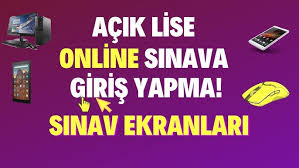Dönem sınav giriş belgesi sorgulama! Acik Lise Online Sinava Giris Yapma Online Sinav Ekranlari Online Sinav Girisi Youtube