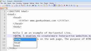 How to create a horizontal line in html creating the horizontal line. 19 Horizontal Rule Or Horizontal Line Using Hr Tag In Html Hindi Youtube