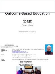 Some background on learning in ib. Module 1 1 Obe Mqf And Mqa Overview The Big Picture Ppt Educational Assessment Curriculum