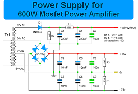 4r7 x 2, 10r x 5, 100r x1, 47r x 4, 1k x 8, 4k7 x 4, 100k x 3. 600w Mosfet Power Amplifier Amplifier Circuit Design