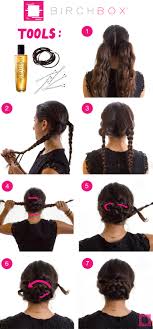 The pigtail braids look tight. How To Get A Folded Pigtail Braid Updo Stylecaster