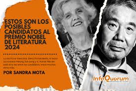 Estos son los posibles candidatos al Premio Nobel de Literatura 2024