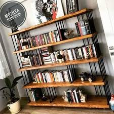 Decorative Wood Bookcase Timber X Handmade Solid Wood And Etsy Bookcase Decor Home Decor Decor
