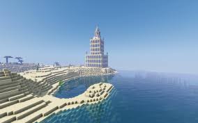 We now support 3 types of mcpe server voting! I Built This Ancient Greek Inspired Lighthouse For A Medieval Roleplay Server What Do You Guys Think R Minecraft