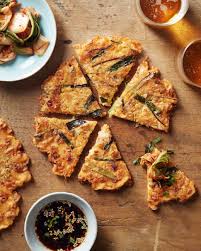 Kimchi Pancake With Shrimp Recipe Recipe Kimchi Pancake Recipes Pancake Recipe