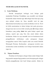 Umi afiatul fitroh (1713500075) nurma rieska puspita (1713500077) dewi mutia anggraeni (1713500080) kelas : Teori Belajar Humanistik