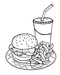 Free hamburger сoloring pages for kids to download or to print. Burger Coloring Pages Coloring Home