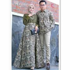 Terbaru Wa 0895 2103 6753 Gamis Couple Aruna Batik Fashion Batik Dress Batik Couple
