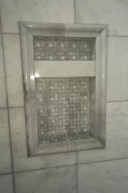 X 2 in chrome cover plate Schluter Systems Kerdi Board Sn 12 In X 20 In Shower Niche Kb12sn305508a1 The Home Depot Shower Niche Shower Wall Board