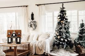 Christmas Farmhouse Living Room Tour She Holds Dearly