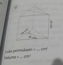 Maybe you would like to learn more about one of these? Tentukan Luas Permukaan Dan Volume Prisma Prisma Berikut Brainly Co Id