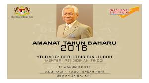 Menteri pendidikan yang baru/sekarang dijabat oleh nadiem anwar makarim, b.a., m.b.a. Amanat Tahun Baharu 2016 Kementerian Pendidikan Tinggi Persatuan Pentadbir Uitm