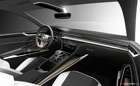 Volkswagen Unveils Sport Coupe Gte Concept In Geneva Autoconception Com Interior Design Sketch Car Interior Sketch Interior Design Sketches