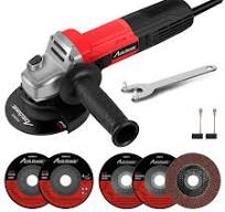 AVID POWER Angle Grinder, 7.5-Amp 4-1/2 inch Electric Grinder Power Tools  with Grinding and Cutting Wheels, Flap Disc and Auxiliary Handle for ...