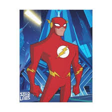 Justice League Action Flash Character Art Canvas Print Zazzle Com Canvas Art Prints Flash Characters Character Art
