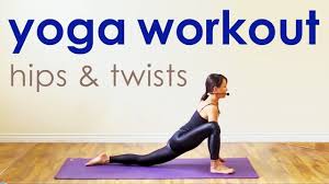 Power Yoga Workout Hips Twists Youtube Power Yoga Workout Hip Workout Couples Yoga