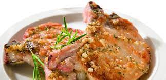 Lombatine di maiale al forno. Braciole Di Suino Al Forno Con Le Erbe Macellerie Del Contadino
