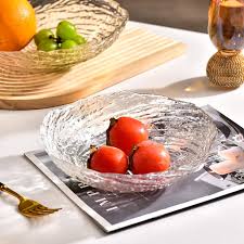 Glass Bowl Clear Charger Plate