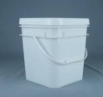 Food Safe 10 Litre Square Plastic Buckets With Handles ...