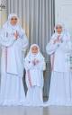 Shop Alya Hijab Mukena Adiba - White - Kids Mukena | HIJUP