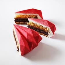 Origami Cake Crunchy Layer With Nuts Caramel Cheese Mousse Soft Chocolate Sponge Cake Soft Caramel Wi Pastry Design Chocolate Sponge Cake Yummy Food Dessert