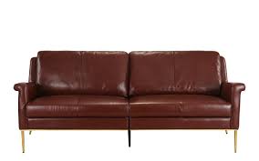 Thames Mid Century Sofa Mid Century Sofa Leather Living Room Furniture Cushions On Sofa