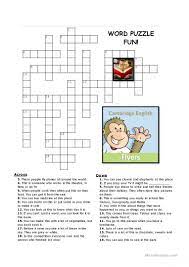 As kids read more in 1st and 2nd grades, they begin to improve their spelling skills. Flyers Vocabulary Puzzles English Esl Worksheets For Distance Learning And Physical Classrooms
