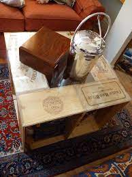 For making this crate coffee table, you might need: Easy Diy Coffee Table From Wine Crates Offbeat Home Life
