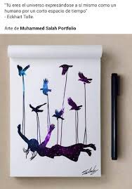 Tu Eres El Universo Expresandose Asi Mismo Como Un Humano Por Un Corto Espacio De Tiempo Pintura Y Dibujo Dibujos Sketchbook Artistico
