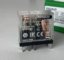 BOX 10ps Schneider Interface plug-in relay RXG25JD 5A 2CO clear cover 12V DC