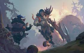 Artstation Tryndamere And Teemo Song Nan Li League Of Legends Characters Champions League Of Legends Concept Art Characters