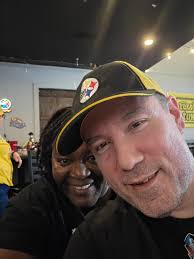 hangin' with the "Steelers hubby" ... another STEELERS WIN, Baby... YEAH !!!