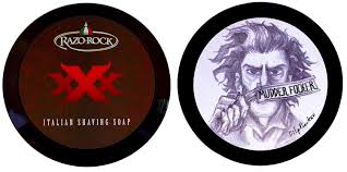 RazoRock XXX Italian Shaving Soap Bundle with Mudder Focker Soap For Men I  Artisan Made, Tallow Based Soap for Wet Shaving I Rich, Creamy Lather and  Classic Italian Barbershop scent (2 Items)